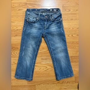 Miss Me Capri little girl jeans size 12